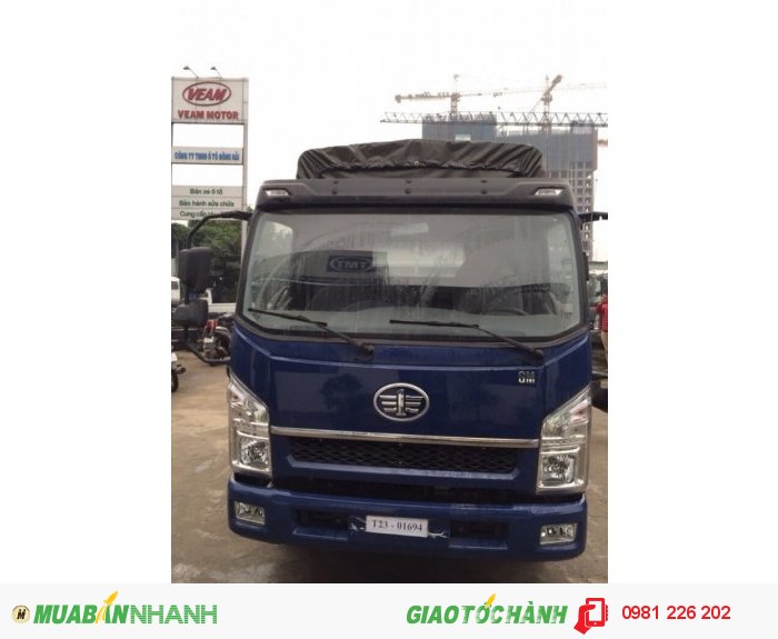 Faw 6,2Tấn Cabin Isuzu ( Hồ Sơ Lấy Ngay) ( đang khuyến mại ) Xe Đồng bộ Đc,cầu trục to