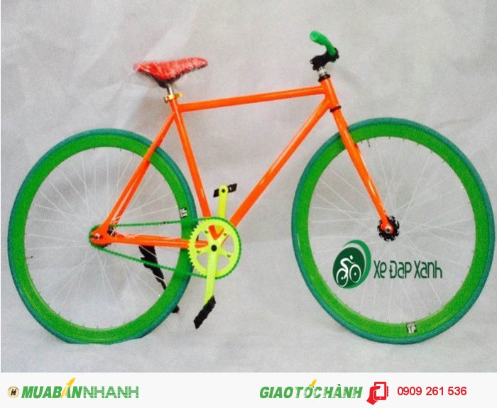 Bán Xe Đạp Không Phanh Fixed Gear Vành 4cm Giá Siêu Rẻ