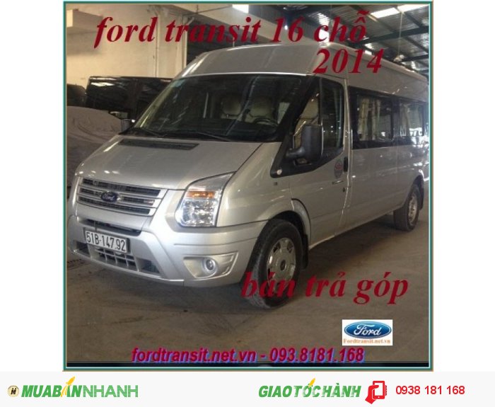 Ford Transit 16c,sx 2013 chạy dịch vụ bảo hành toàn quốc