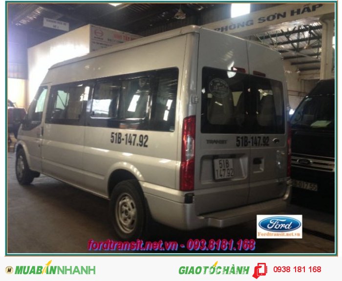 Ford Transit 16c,sx 2013 chạy dịch vụ bảo hành toàn quốc