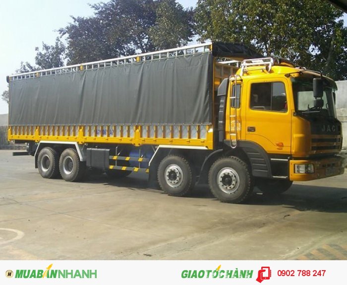 Công ty bán xe tải jac 4 chân chở 20 tấn, tải trọng 18 tấn trả góp.