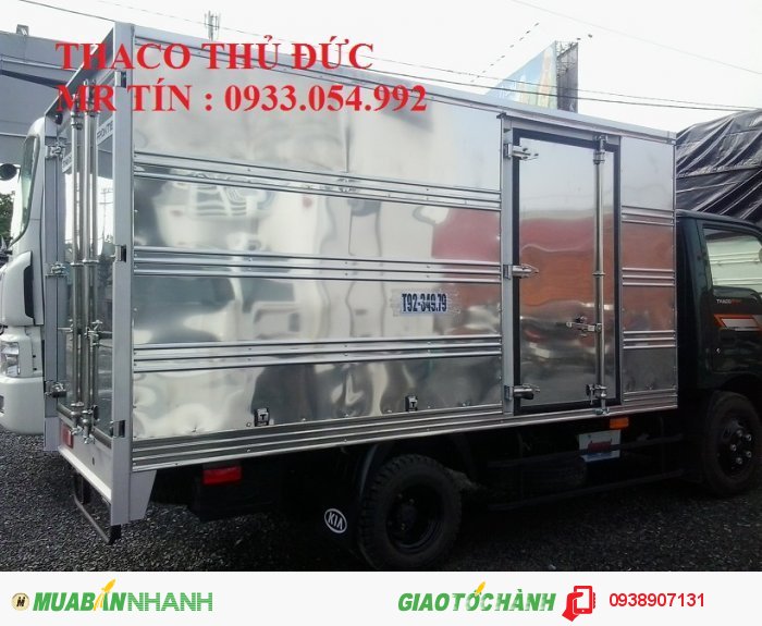 THACO KIA K165s Thùng Kín – 2 Tấn 3
