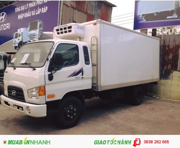Hyundai hd72 3,5 tấn Đô lạnh