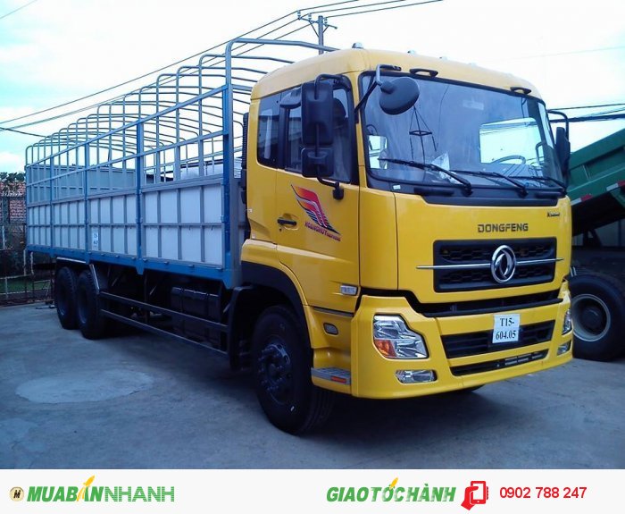 Xe mới Gía bán xe tải dongfeng 4 chân trường giang 17.9 tấn,18 tấn,19 tấn, bán xe tải dongfeng trả góp.