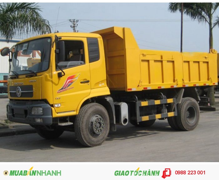 Bán xe tải ben 8 tấn DongFeng Hoàng Huy YC180 nhập khẩu nguyên chiếc