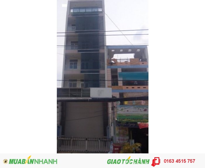 Cho thuê nhà 5 lầu MT Phan Đình Phùng, P.2, Phú Nhuận DT 3,3x20m