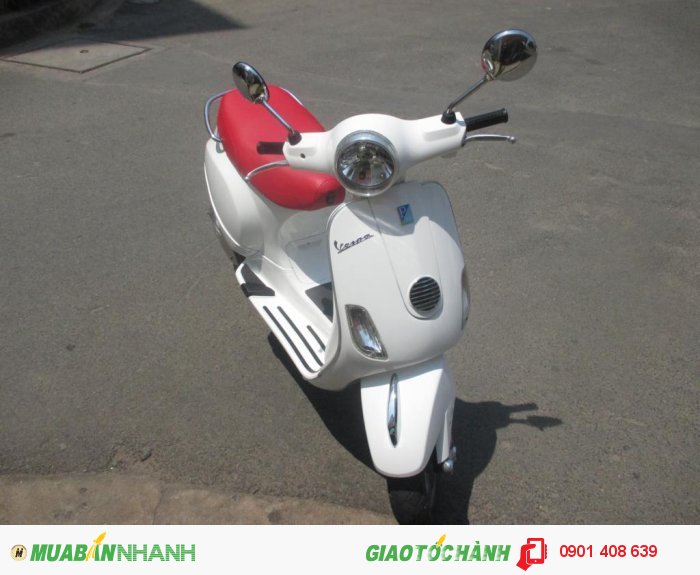 Vespa LX Ý Trắng 150cc, Mua 209 Xe Ít Đi, Còn 98%