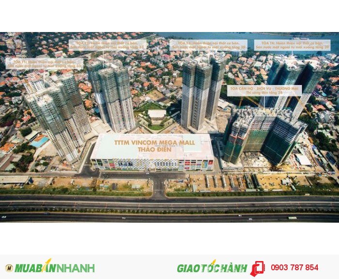 Bán căn hộ Masteri Thảo Điền Quận 2 64m2 Giá:2.15 tỷ