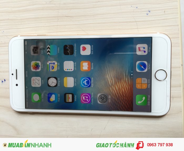 Bán iphone 6plus 64g ZP gold  máy đẹp zin