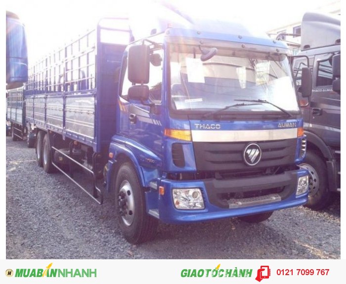 Xe tải 3 chân THACO Auman AC2400A – 14,3 tấn thùng dài 9,5m. Xe 3 chân14,3 tấn