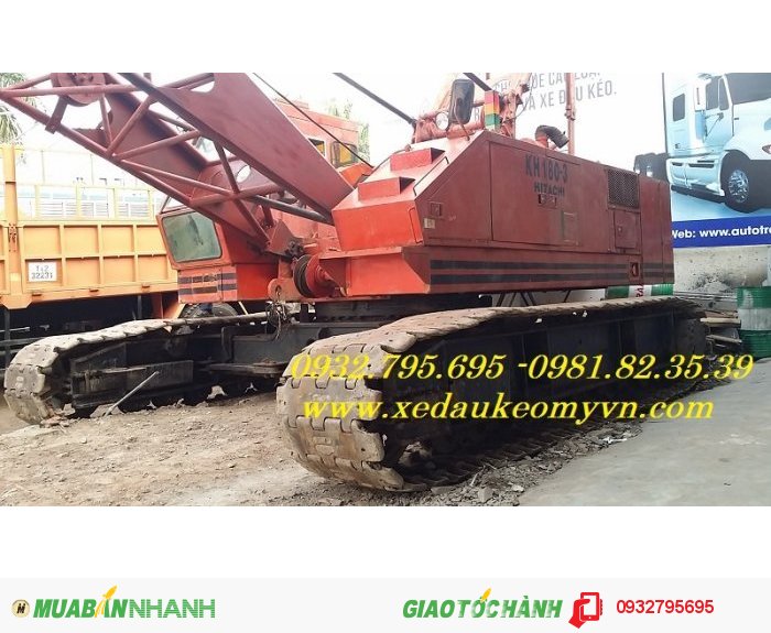 Hitachi KH 180-3 5o Tấn ,Sumitomo 40 tấn , 50 tấn ,70 tấn Bán và Cho Thuê cẩu bánh xích bánh lốp xe cơ Giới Sài Gòn