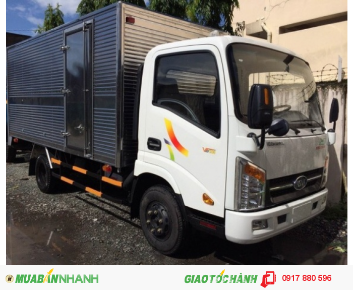 Xe tải 1tấn 99 thùng dài 6m1, đi tp