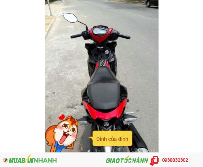 Bán Exciter 150 màu đỏ đen
