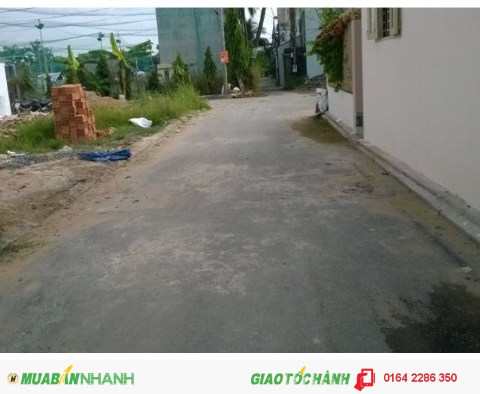 Đất mặt tiền Linh Đông, SHR, DT: 50m2. Giá chỉ 1,1 tỷ