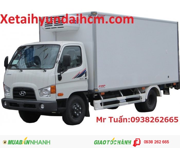 Hyundai hd72 3,5 tấn đông lạnh