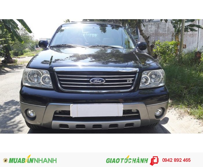 Bán Ford Escape v6 2004, màu đen, giá 310tr