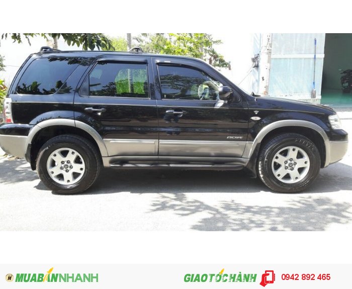 Bán Ford Escape v6 2004, màu đen, giá 310tr