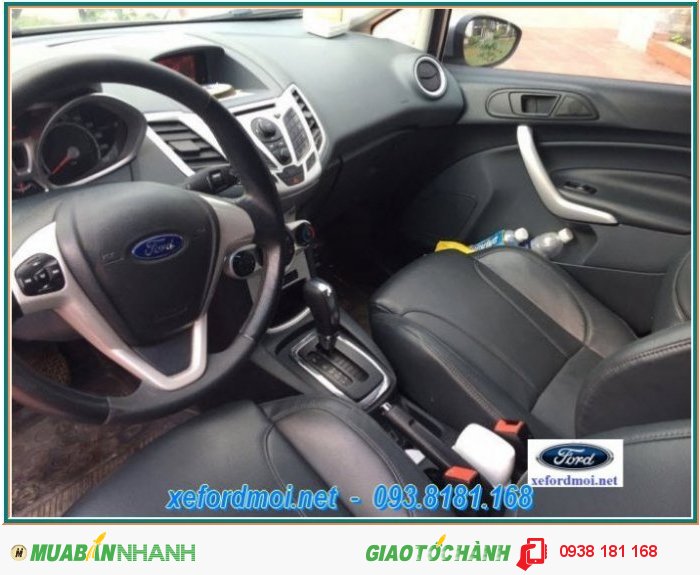 Xe Ford Fiesta 1.6AT Hatback SX 2012 màu ghi vàng bán trả góp.