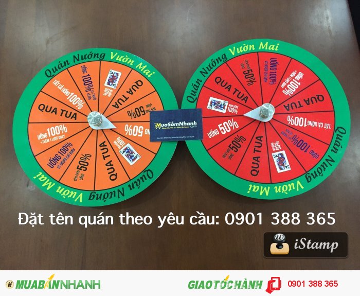 [ Mẫu Mới ] Vòng Quay Sát Phạt Đặt nội dung , Banner Logo theo quán ăn nhậu: Liên Hệ Hotline: 0901 388 365Giá Sỉ Vui Lòng Liên Hệ HotLine: 0901 388 365, 3