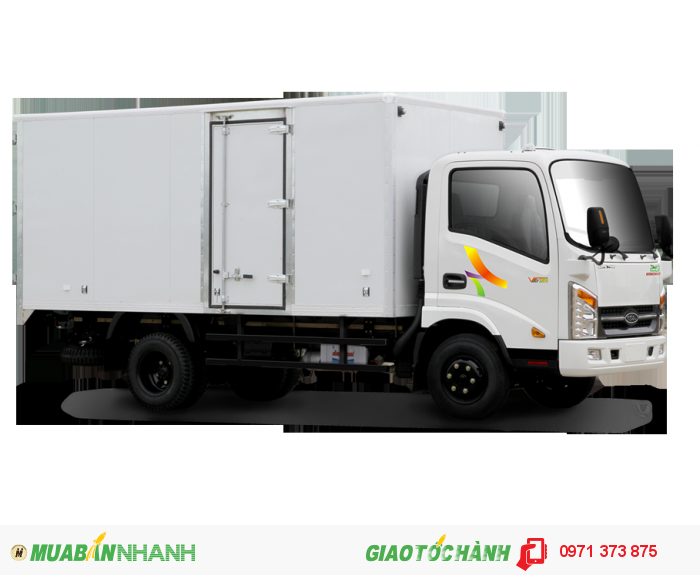 Xe tải veam VT255 thùng kín