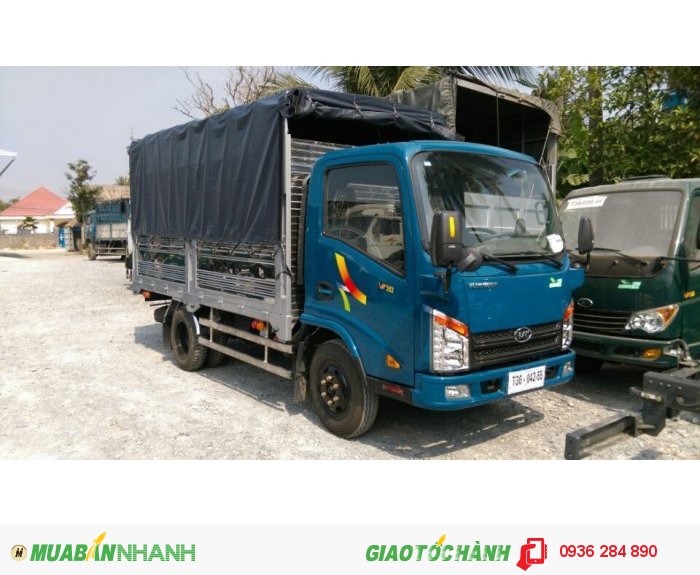 Xe tải 2,4 tấn thùng cao 1,93m 2016 giá 385tr