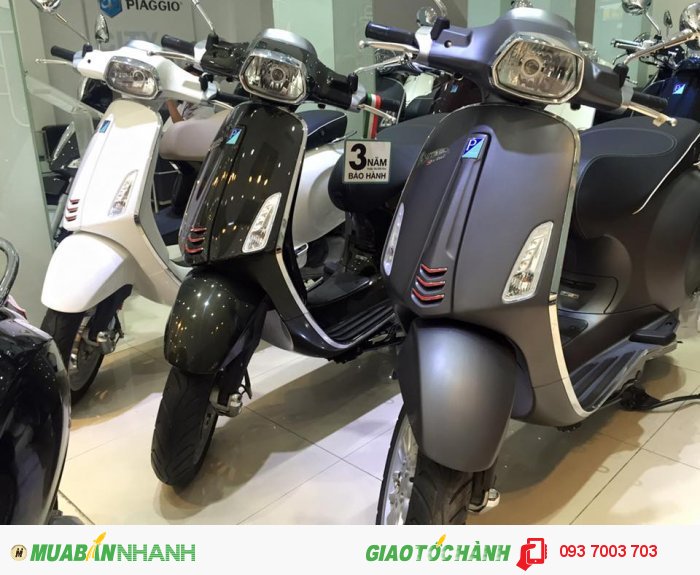 Vespa trả góp lãi suất 0% tại Long An