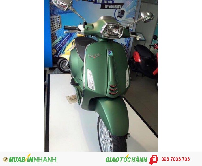 Vespa trả góp lãi suất 0% tại Long An