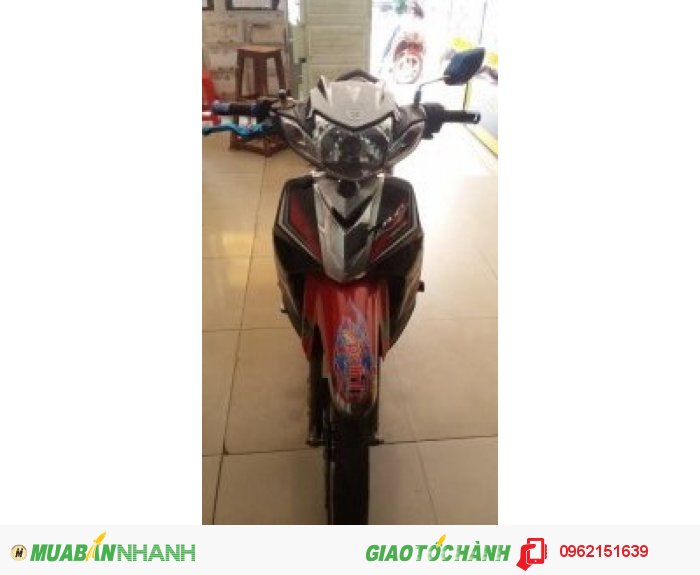 Xe sirus yamaha màu đỏ đen bánh mâm thắng đĩa
