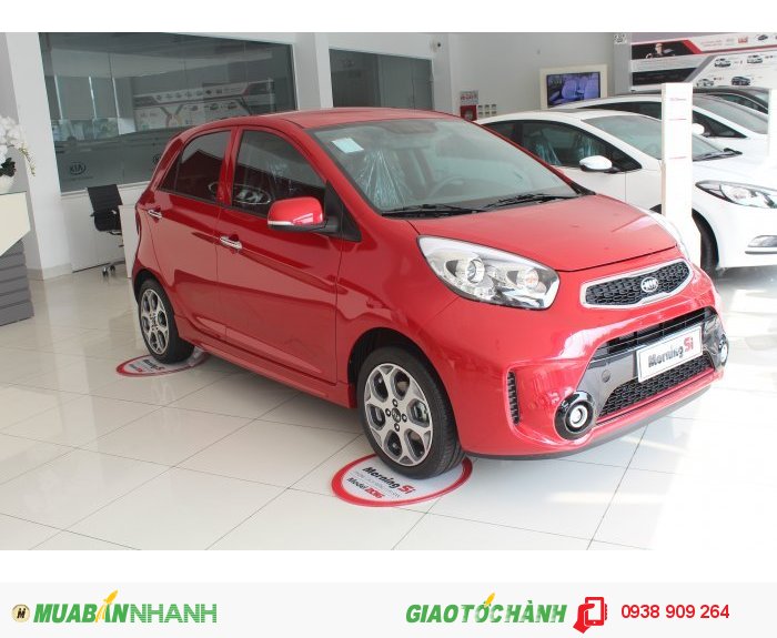 Bán xe kia Morning si mới 2016 hỗ trợ trả góp 75%