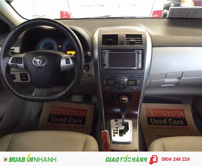 Corolla Altis 2.0RS, màu đen, đời 2012, chính hãng