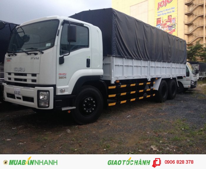 Bán Xe ISUZU 16 tấn 3Chân thùng Mui bạt giá rẻ trả góp lãi suất thấp