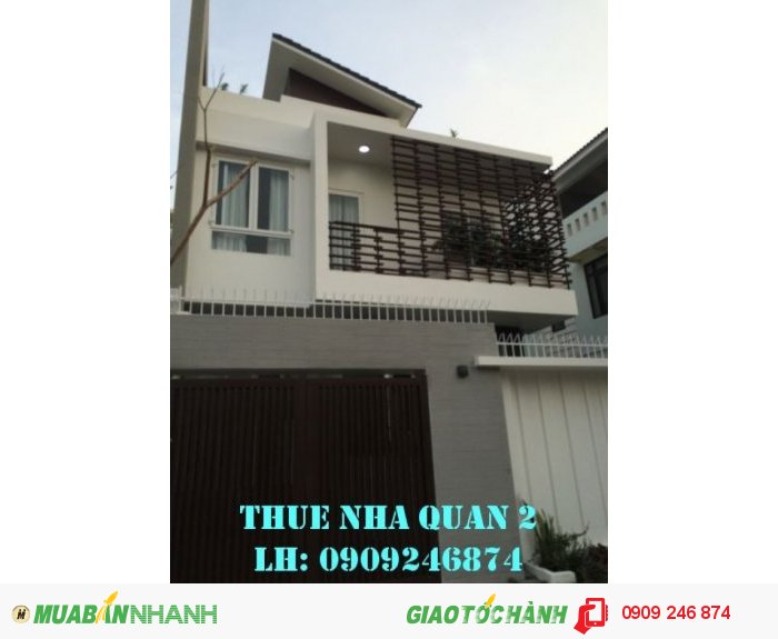 Cho thuê gấp villa mini Thảo Điền 110m2, 30 triệu/tháng nội thất cao cấp