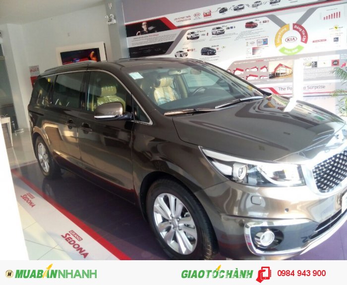 Bán ô tô KIA SEDONA 3.3 GATH 2016 màu nâu 1 tỷ 298 triệu