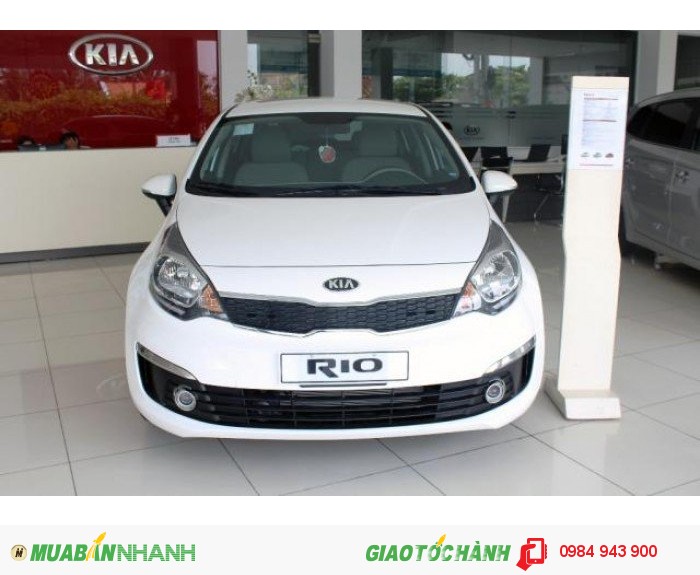 Bán ô tô RIO 4DR AT 2016 màu trắng 565 triệu - nhập khẩu chính hãng