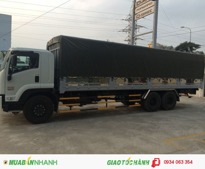 Xe Tải ISUZU 3 Chân,16 tấn,Thùng dài7.8M / 9.6m Trả góp Lãi suất Thấp Giao Xe Toàn Quốc