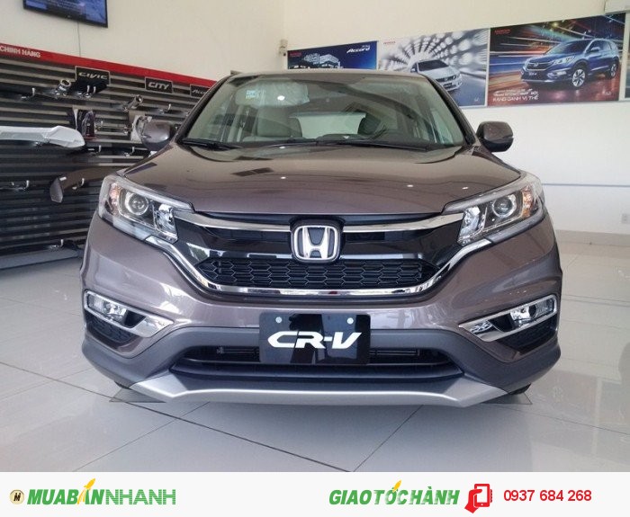 Bán xe Honda CR-V 2.4 AT CAO CẤP màu titan