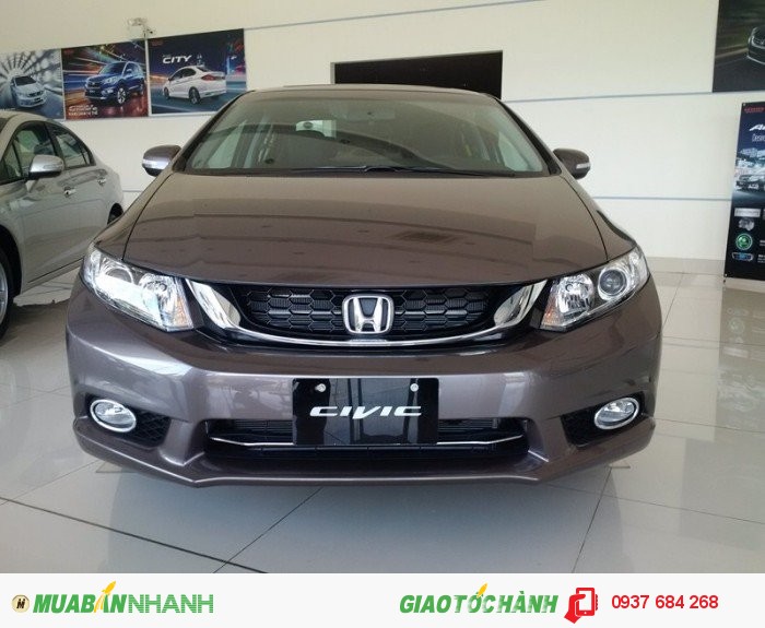 Bán xe Honda Civic 2.0 AT đời 2015 màu Titan