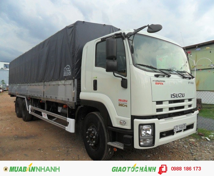 Bán Trả Góp Xe Tải ISUZU 16Tấn3 Chân Thùng dài 7.8M/ 9.6M Giao Xe Toàn Quốc