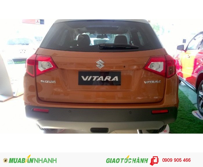 Suzuki Vitara 2016 ,Xe nhập khẩu Hungary, Đỏ Cam nóc trắng đen- 739tr