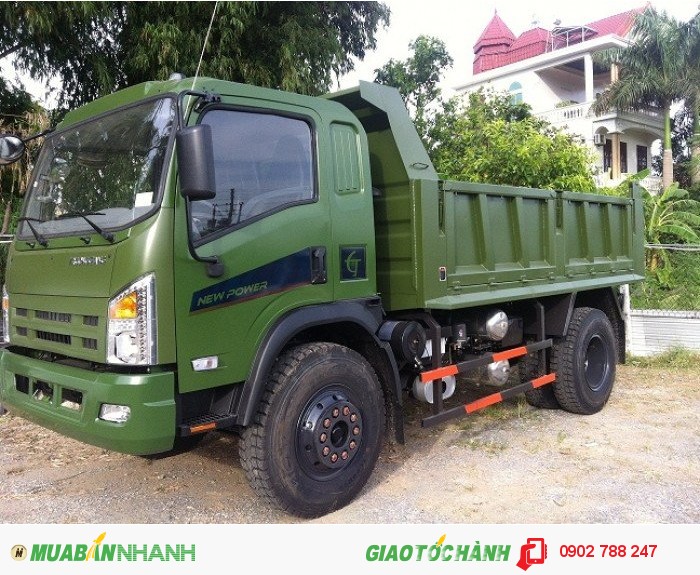Bán trả góp xe tải dongfeng trường giang ben 9.2 tấn, 7.2 khối mới 100%