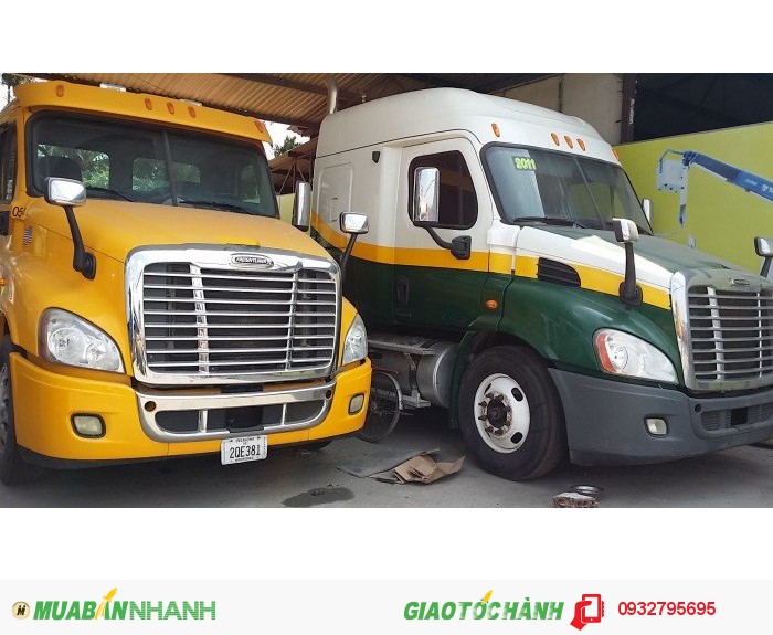Freightliner 0 giường dòng Cascadia 2012,xe đầu kéo Mỹ Freightliner 2012 dòng 0 giường,2 giường