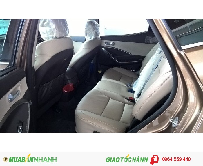 Bán Xe Hyundai Santa Fe Gia Lai Đời 2016 Bản Facelif, Màu Nâu, Giá Tốt