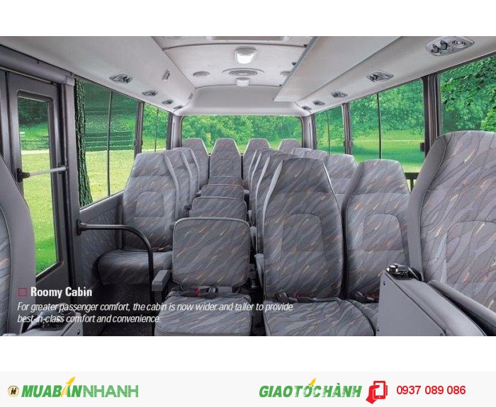Xe county don dai, đời 2016,29 ghế giao hàng ngày,