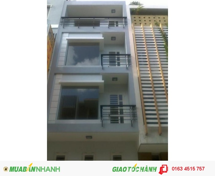 Cho thuê nhà 3 tầng MT Hồ Văn Huê, P.9, PN chiều ngang trên 4m