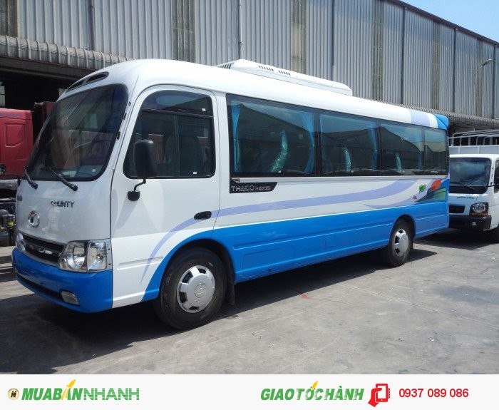 Xe Khách 3 cục tracomeco 29 ghế thân ngắn, thân dài đời 2016.