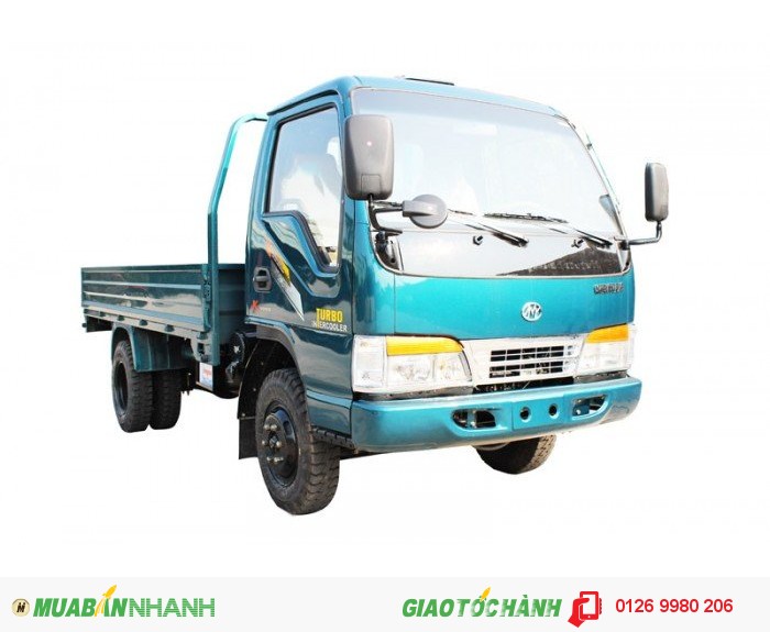 Xe chiến thắng 1,5 tấn (thùng lững ,phanh hơi có số phụ)