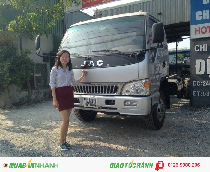 Xe tải Jac 3,45 tấn,(miễn thuế chức bạ)