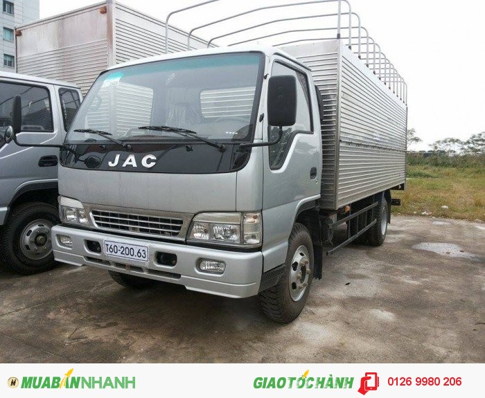 Xe tải Jac 3,45 tấn,(miễn thuế chức bạ)