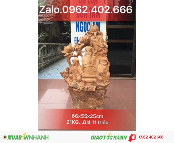 Tượng phật gỗ ngọc am hà giang