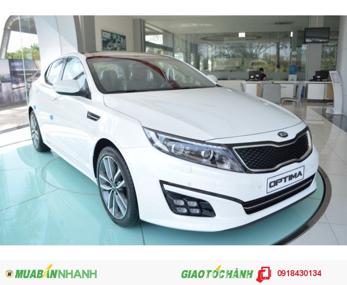 Kia OptimaK5 2.0 GAT đời 2015, màu trắng, nhập khẩu chính hãng giá tốt tại Biên Hòa